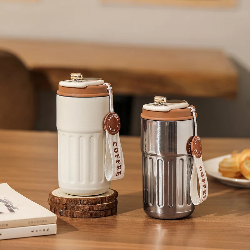 450 ml Smart Thermos Bottle(Digital Temperature Display, Stainless Steel)