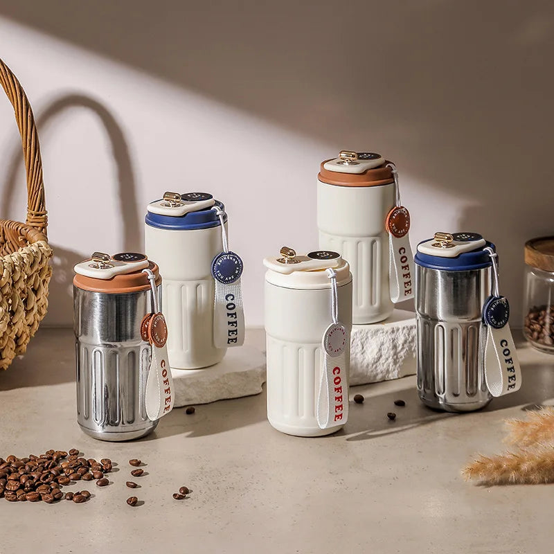 450 ml Smart Thermos Bottle(Digital Temperature Display, Stainless Steel)