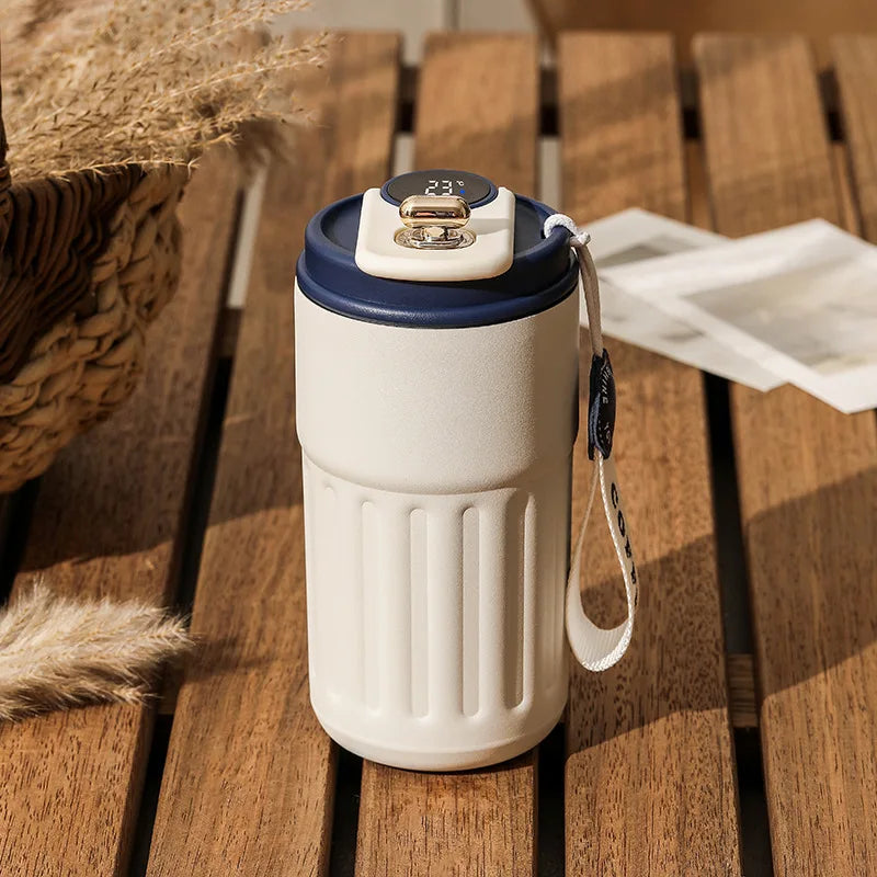 450 ml Smart Thermos Bottle(Digital Temperature Display, Stainless Steel)