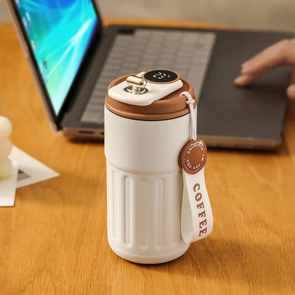 450 ml Smart Thermos Bottle(Digital Temperature Display, Stainless Steel)