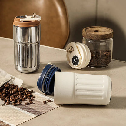 450 ml Smart Thermos Bottle(Digital Temperature Display, Stainless Steel)