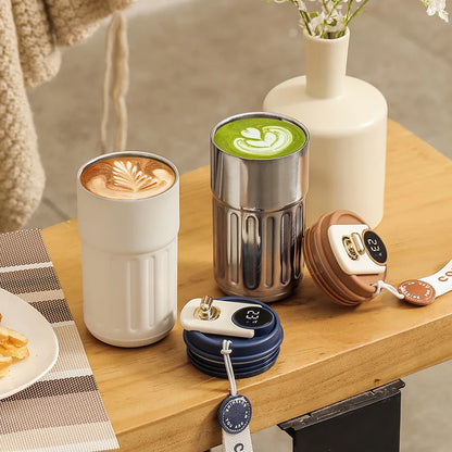 450 ml Smart Thermos Bottle(Digital Temperature Display, Stainless Steel)